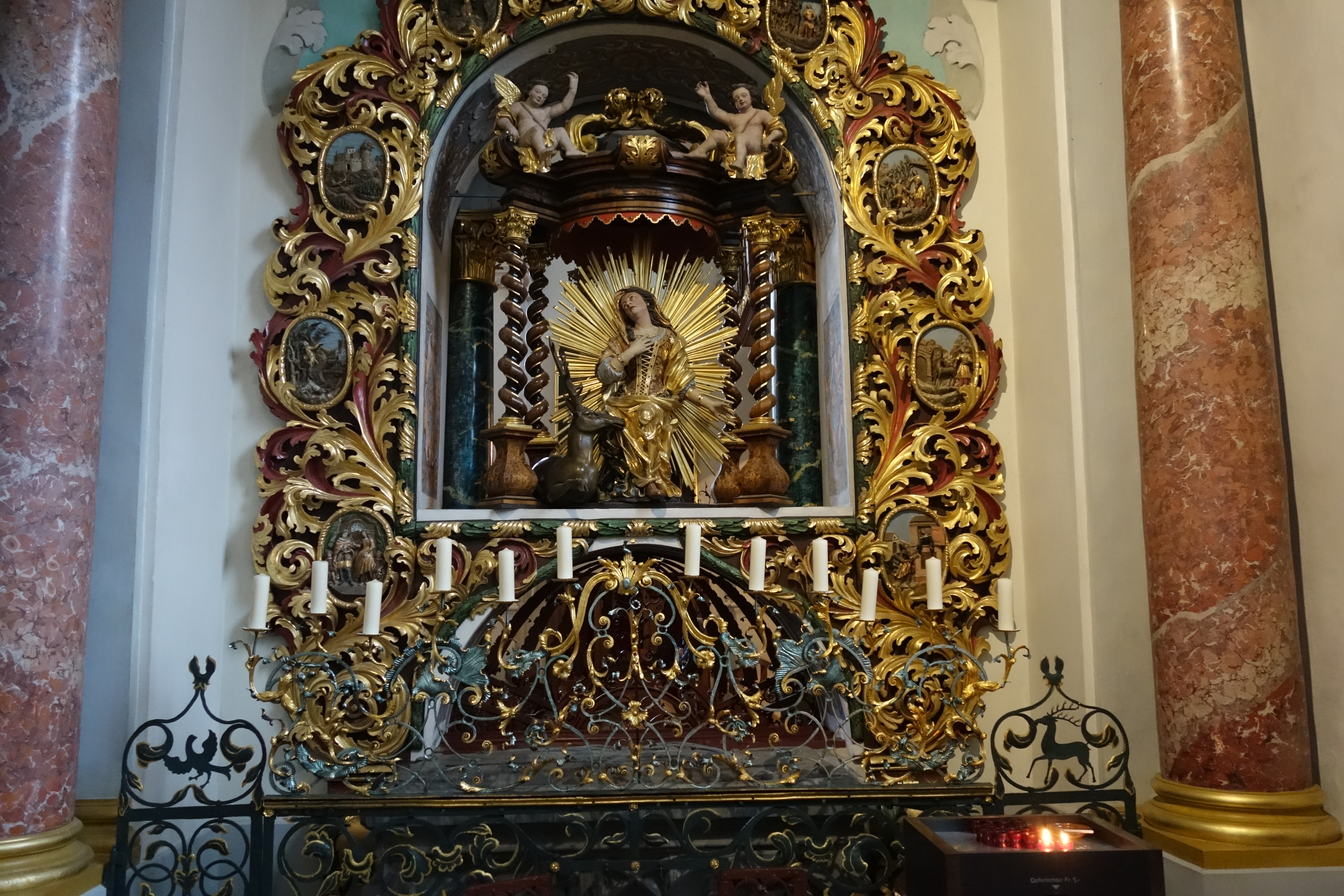 St. Idda Altar in der Idda-Kapelle von Fischingen