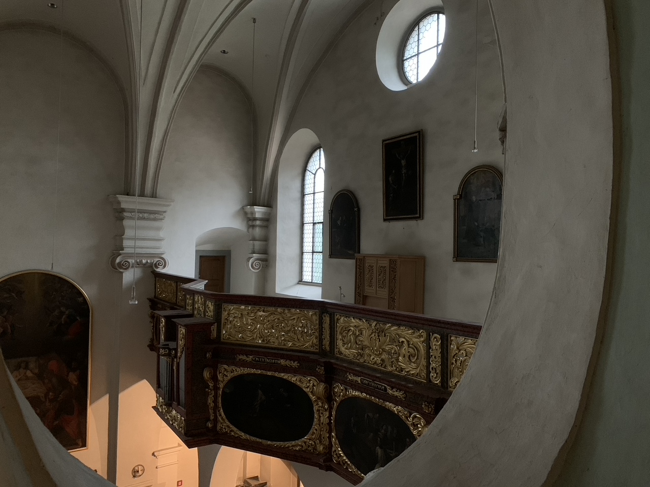 Holländische Orgel auf der Rückempore der Klosterkirche in Fischingen