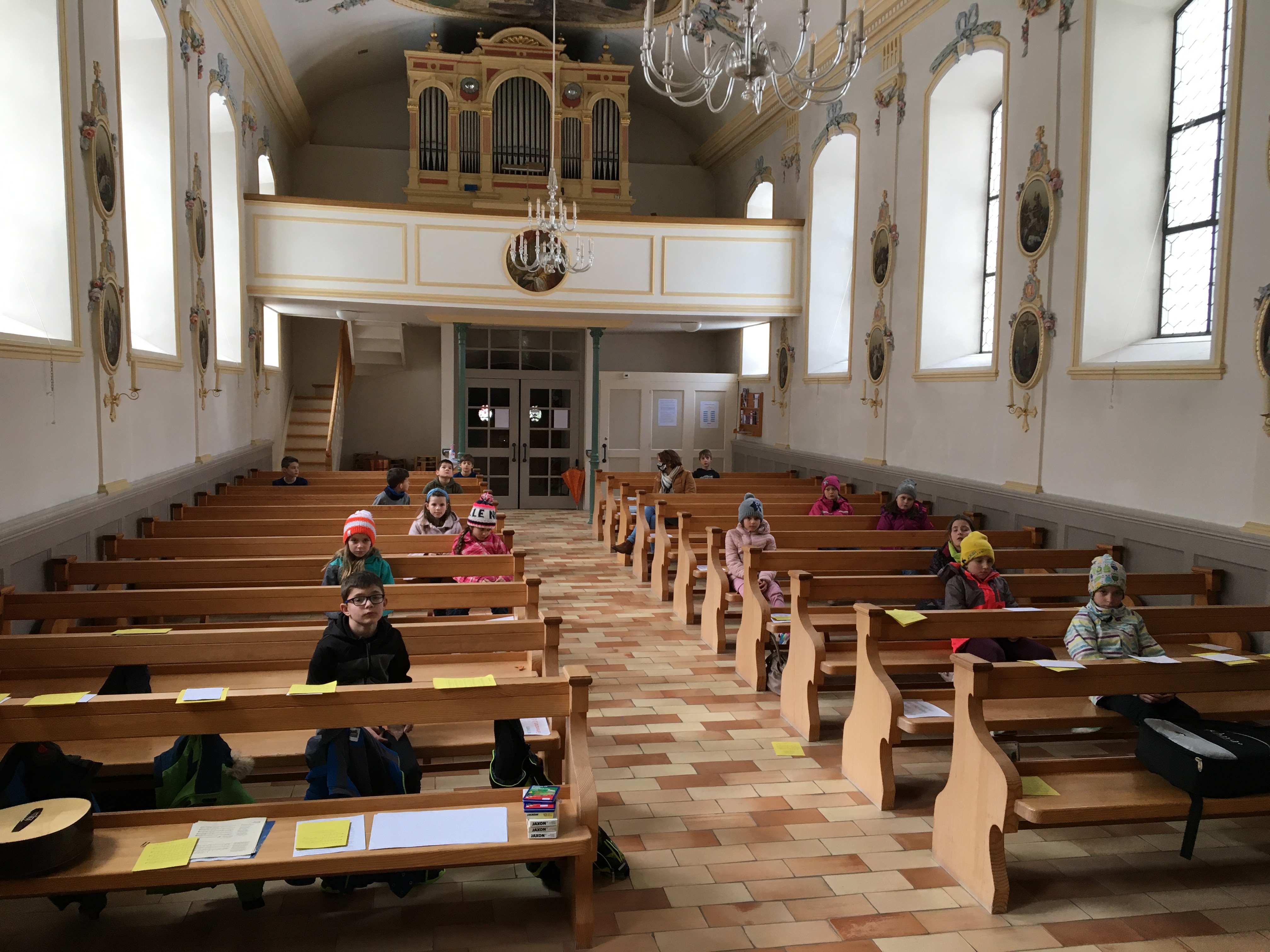 Versöhnungsfeier der Erstkommunikanten aus Bichelsee in Au