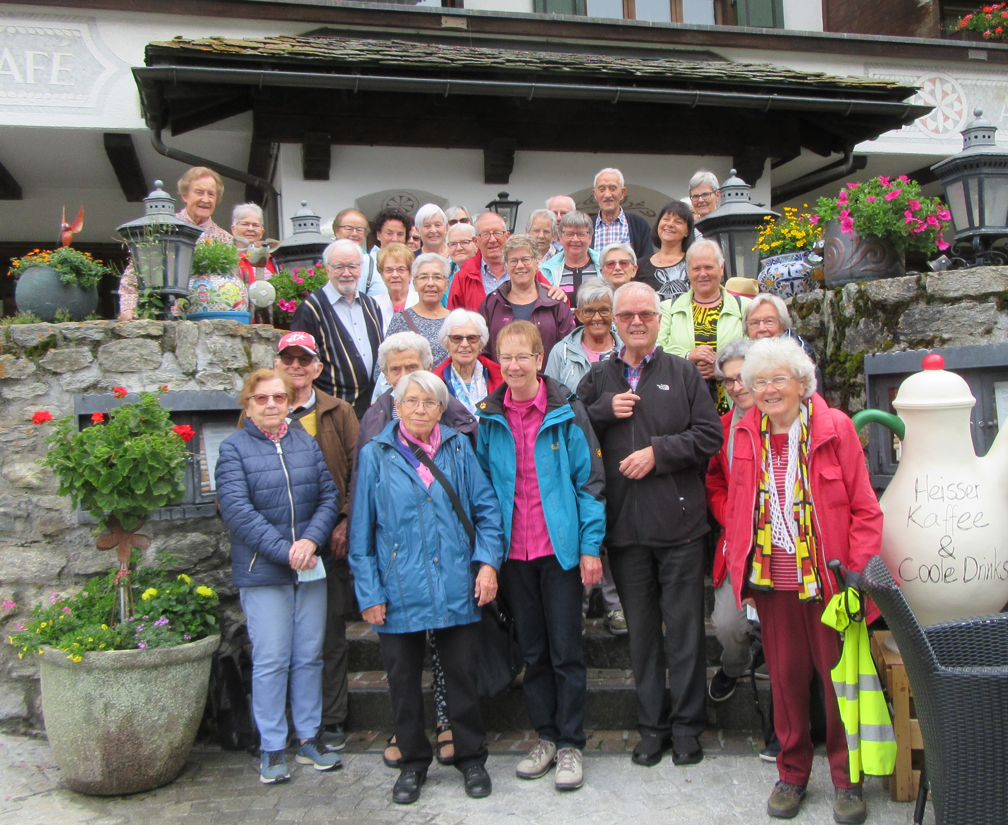 Gruppenfoto Ferienwoche Klosters PR-Tannzapfenland